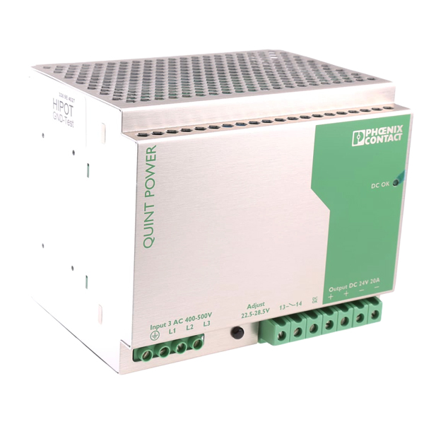 2938727 New QUINT-PS-3X400-500AC/24DC/20 New Phoenix Contact Power Supply Unit